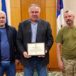 Відзначено Подякою ОТУ «Одеса»